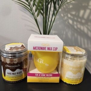 Microwave Wax Cup and Hard Wax Beads Set